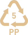 Pictogramme polypropylène recyclable